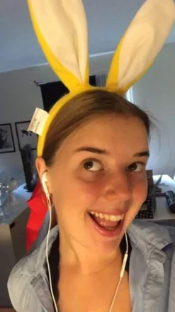 Diadem Kaninøre Gule