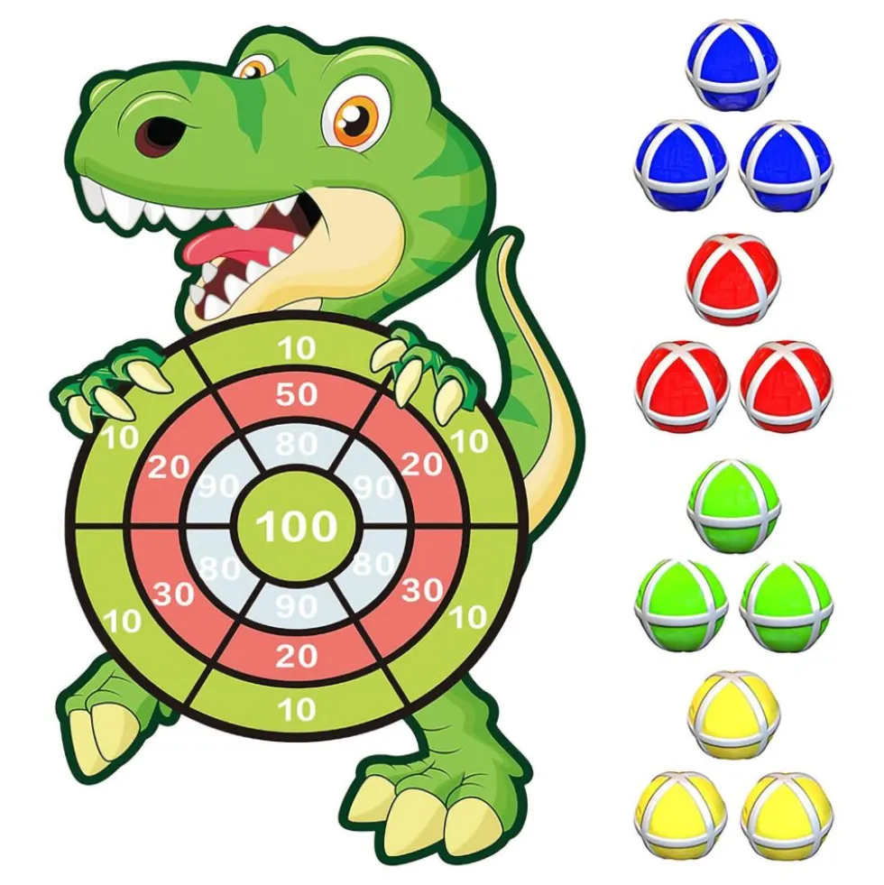 Dino Dart med Velcro-tavle