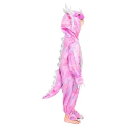 Disco Dinosaur Lyserød Jumpsuit Børnekostume