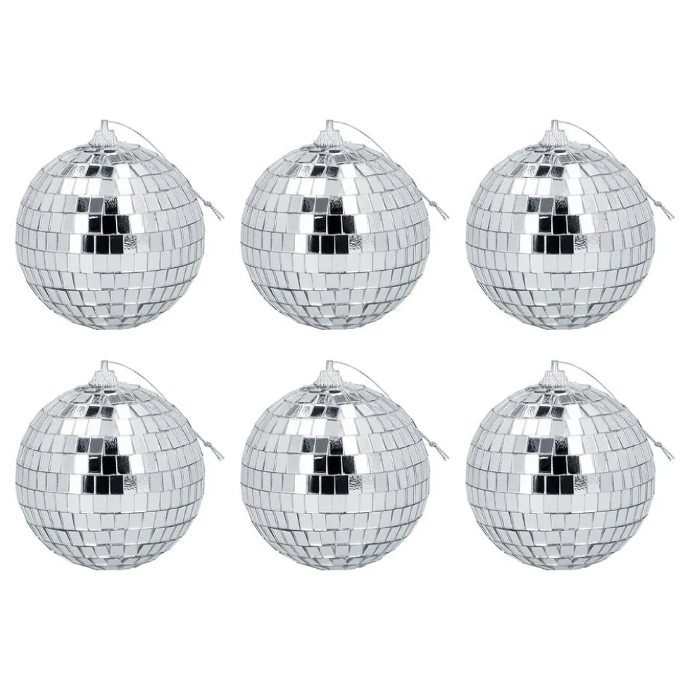 Discokugler Mini Sølv