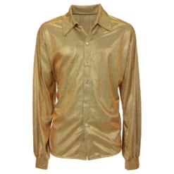 Discoskjorte Guld