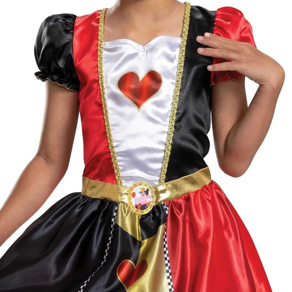Disney Dronning Hjerter Dame Børnekostume