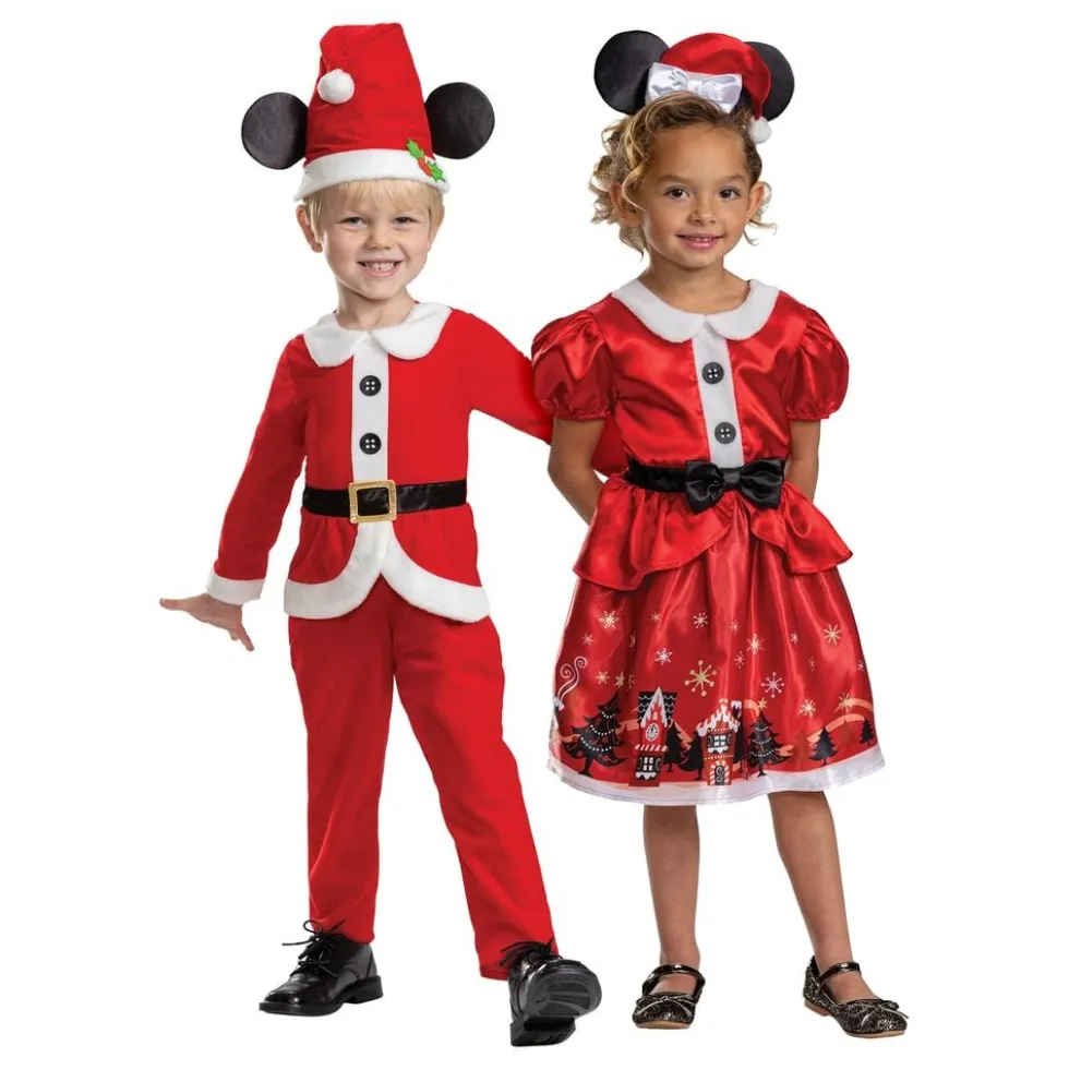 Disney Mickey Mouse Julemand Børnekostume