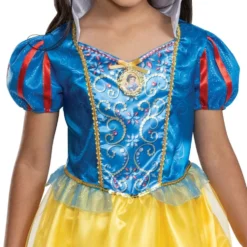 Disney Snehvide Kjole Klassisk Børnekostume