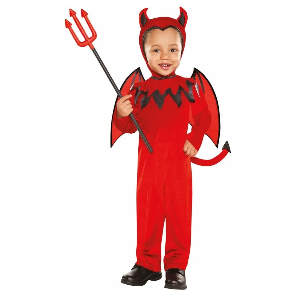 Djævel Jumpsuit Børnekostume