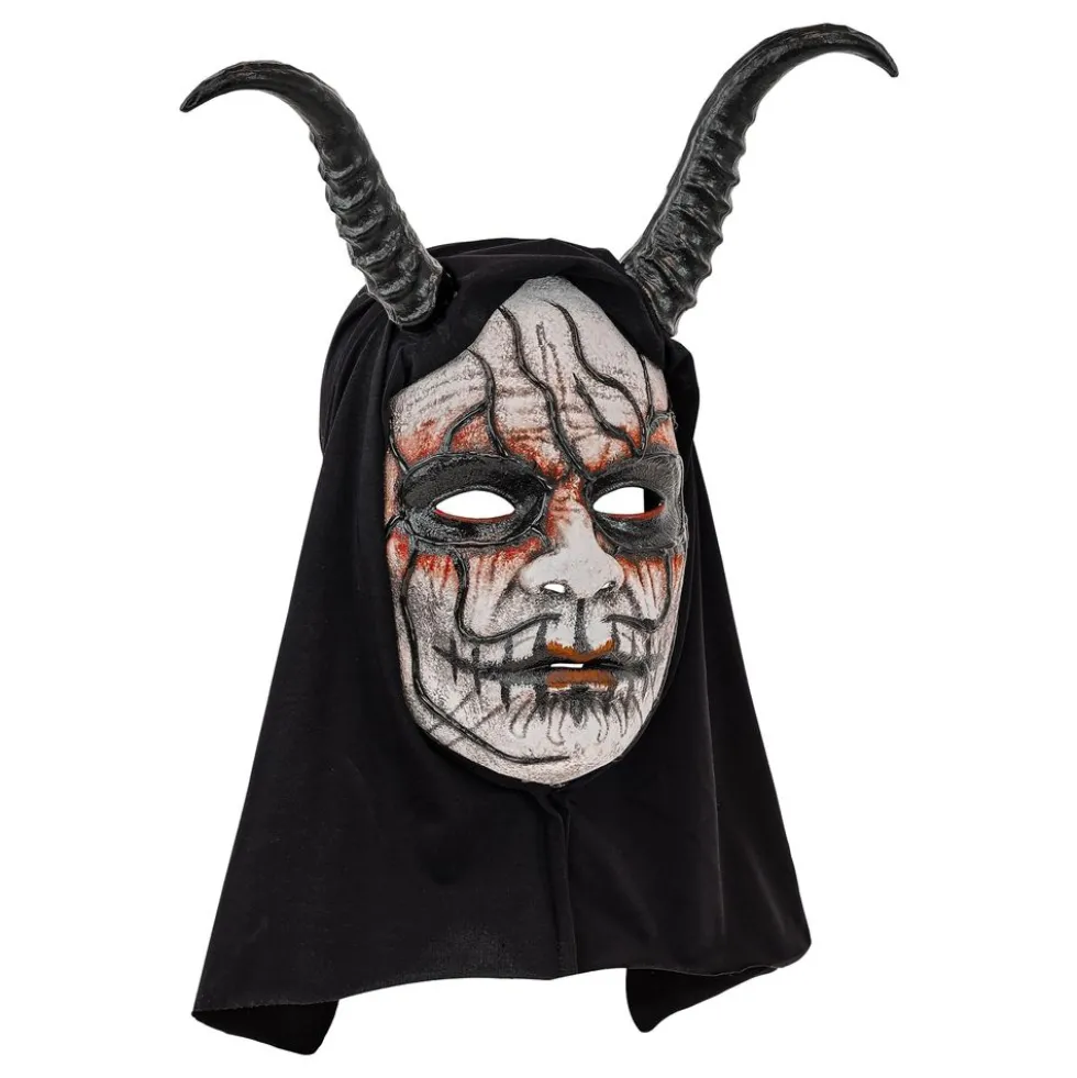 Dæmon med Horn Maske