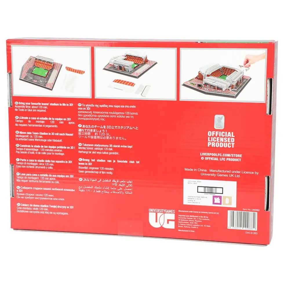 3D-puslespil Stadion Liverpool