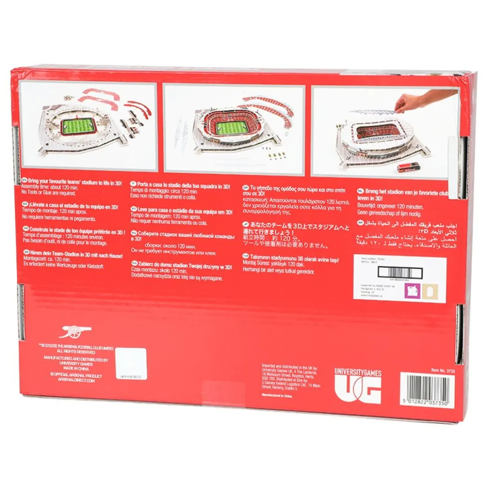 3D-puslespil Stadium Arsenal