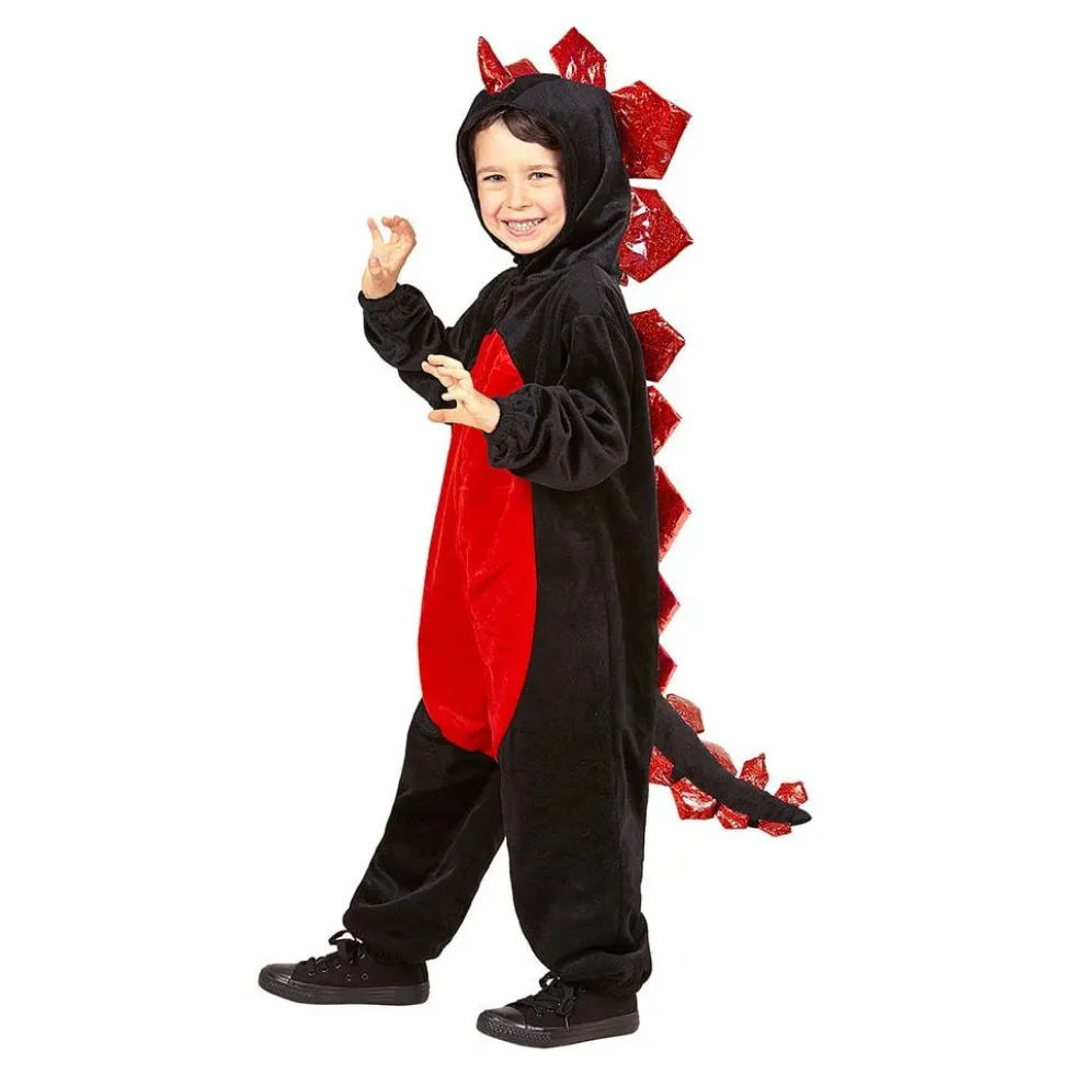 Drage Sort Børnekostume