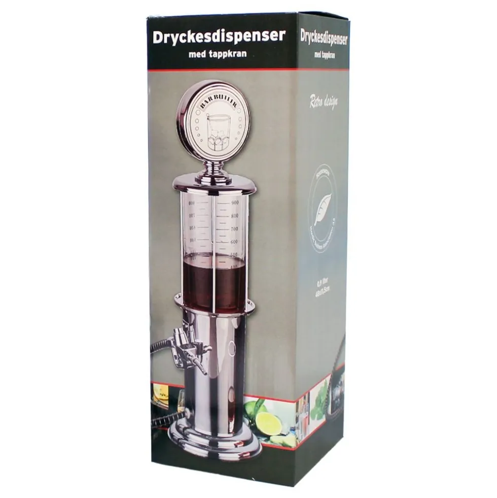 Drikkedispenser Benzinpumpe Retro