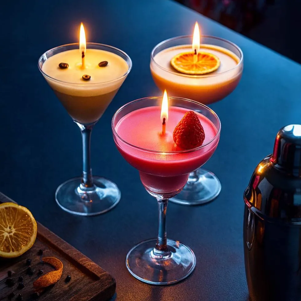 Duftlys Cocktailglas