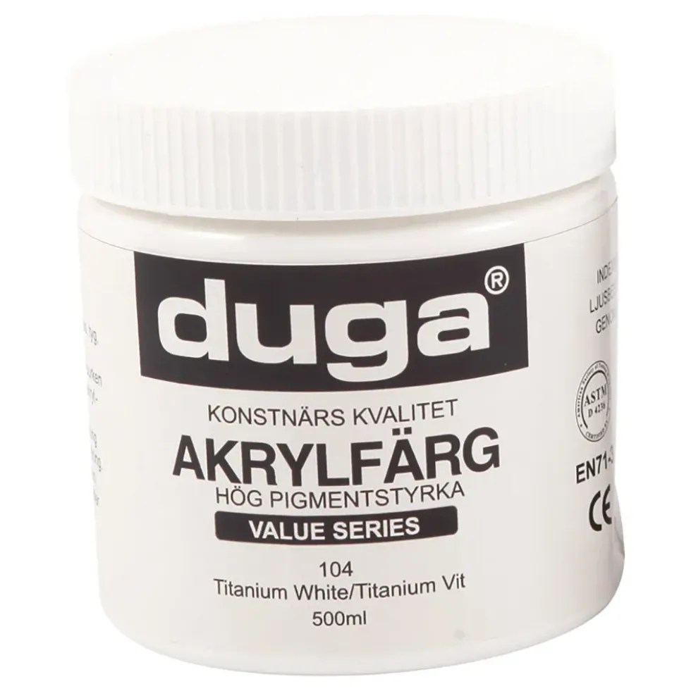 Duga Akrylmaling Hvid