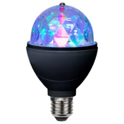 E27 Discokugle Flerfarvet