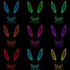 EL Wire Kanin LED Maske
