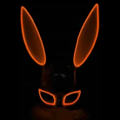 EL Wire Kanin LED Maske