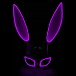 EL Wire Kanin LED Maske