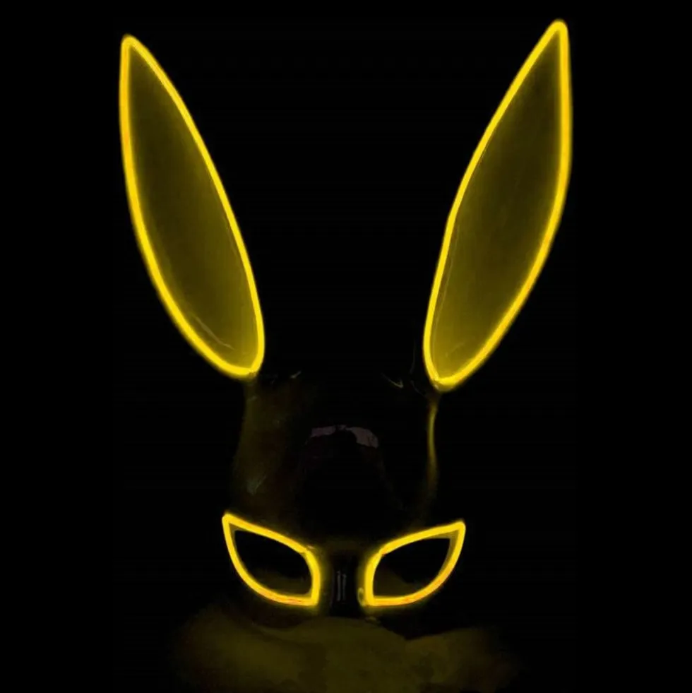 EL Wire Kanin LED Maske