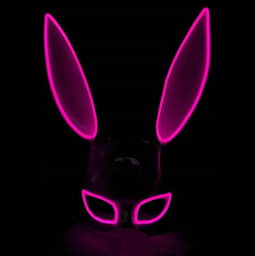 EL Wire Kanin LED Maske