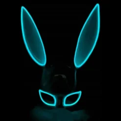 EL Wire Kanin LED Maske