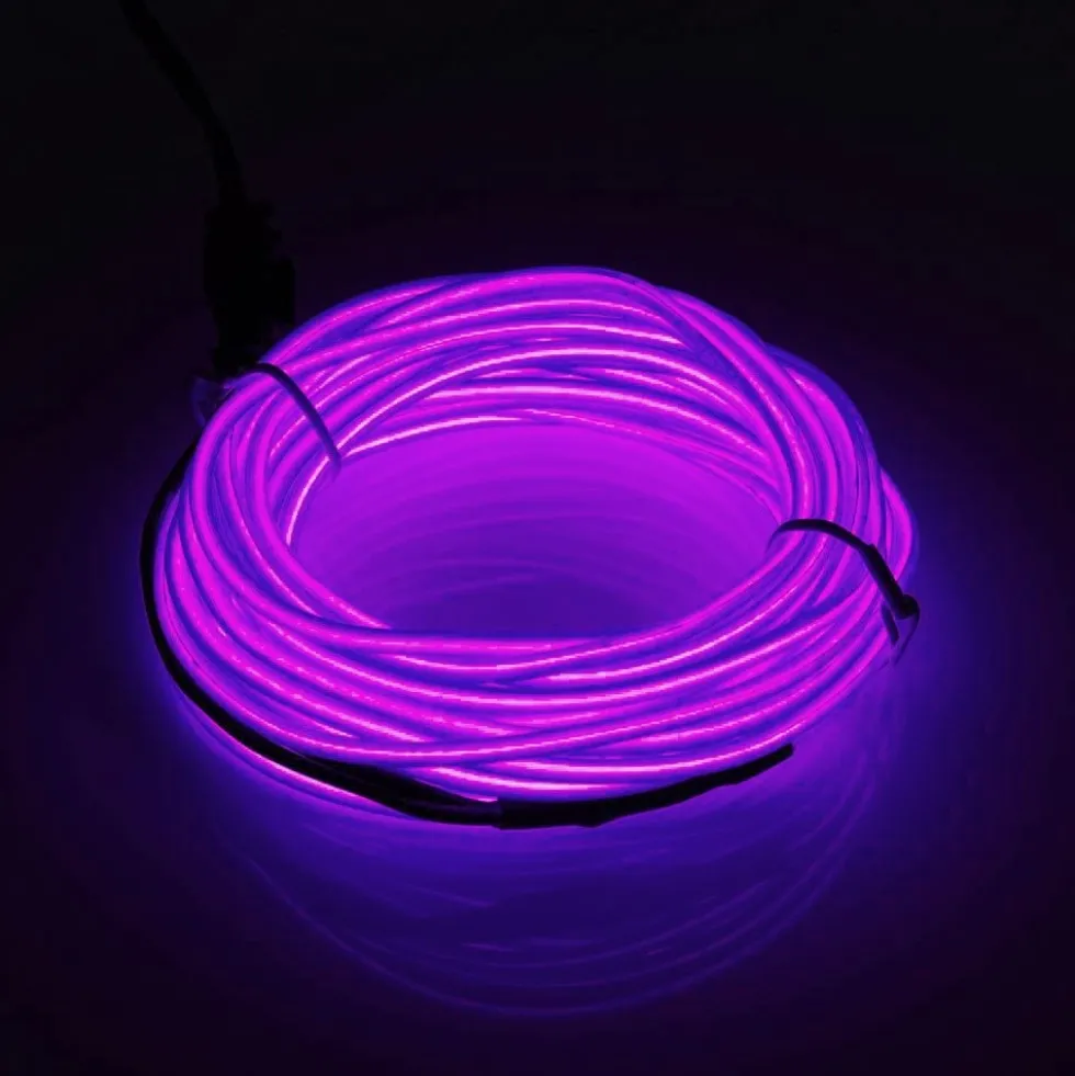 EL Wire LED-Kæde til Bilen