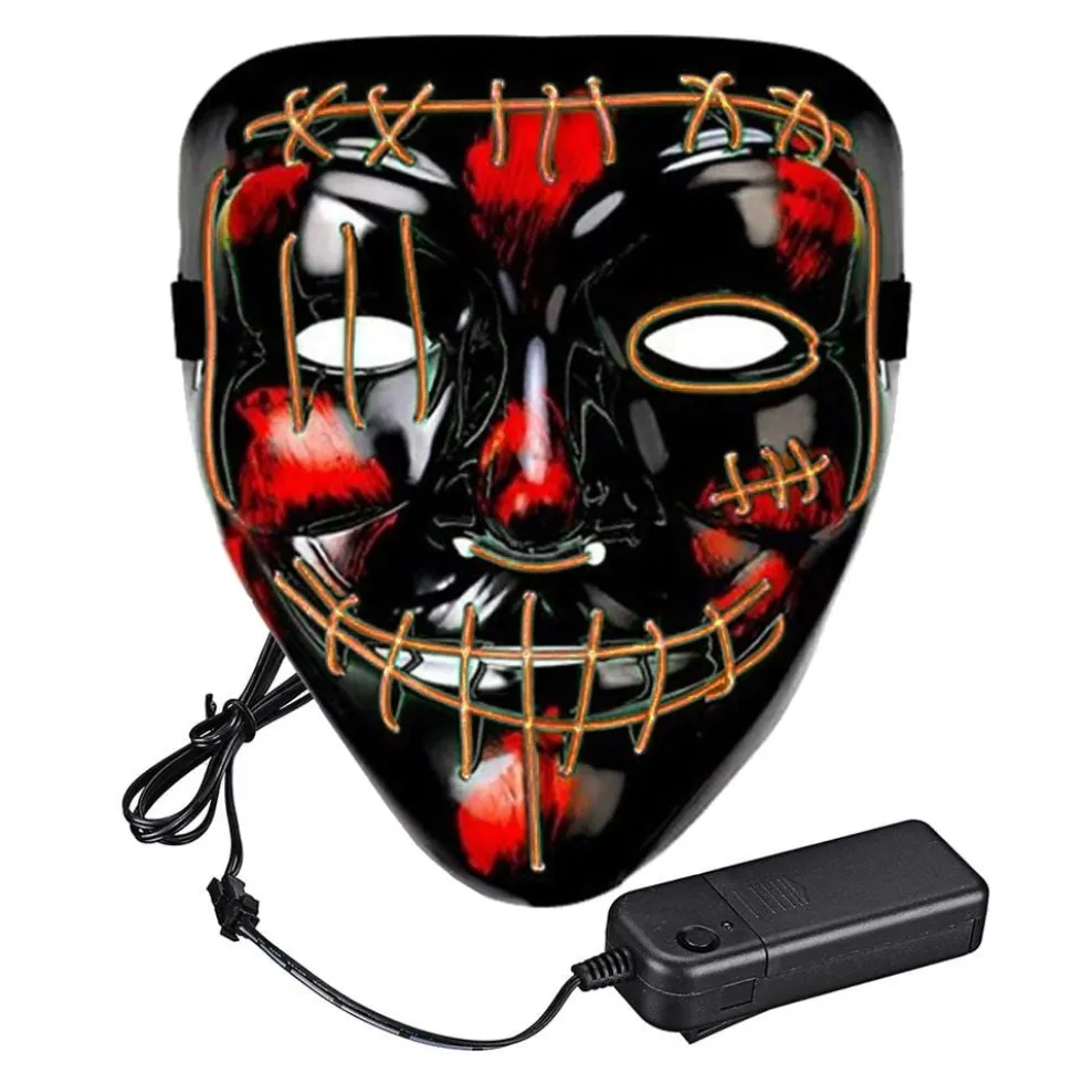 El Wire Purge 2 LED Maske