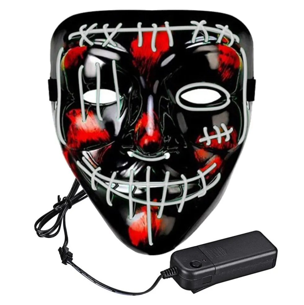 El Wire Purge 2 LED Maske