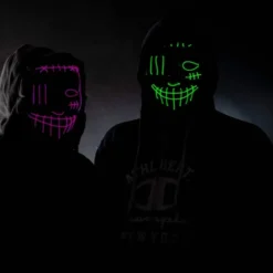 El Wire Purge 2 LED Maske