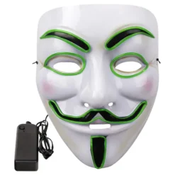 EL Wire V For Vendetta LED Maske
