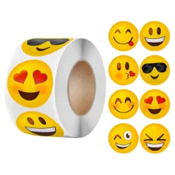 Emoji Stickers på Rulle
