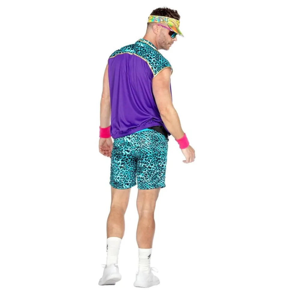 80'er Aerobics Herre Kostume