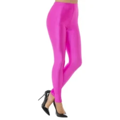 80'er Disco Spandex Leggings Lyserøde