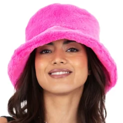 90'er Fluffy Solhat Lyserød