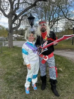80'er Heavy Metal Blond Paryk