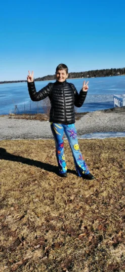 70'er Hippie Bukser Dame