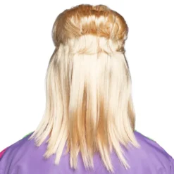 80’er Hockeyhår Blond Paryk