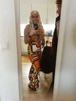 70'er Jumpsuit Dame Kostume