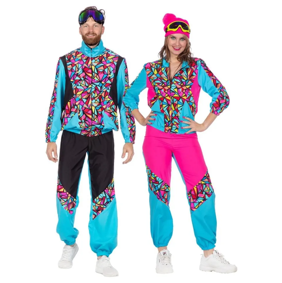 80'er Neon Skidragt Dame Kostume