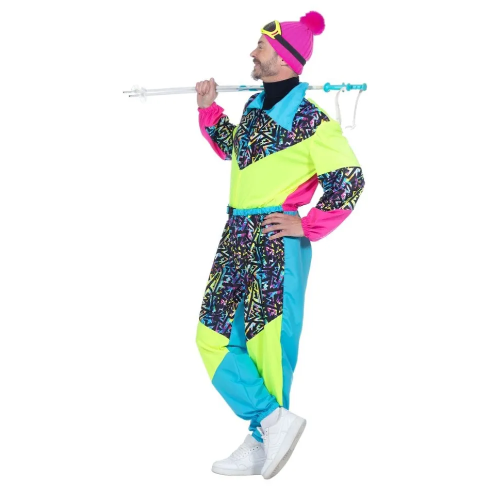 80'er Neon Skidragts Kostume