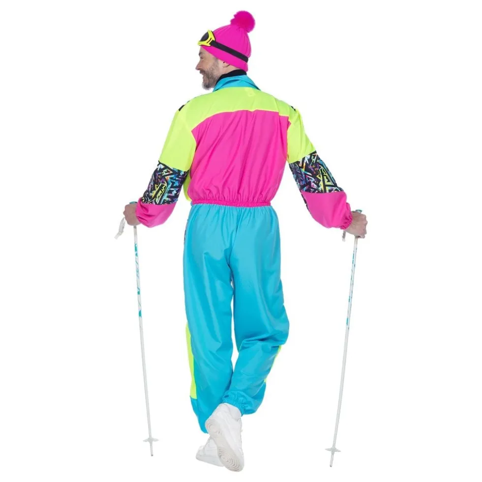 80'er Neon Skidragts Kostume