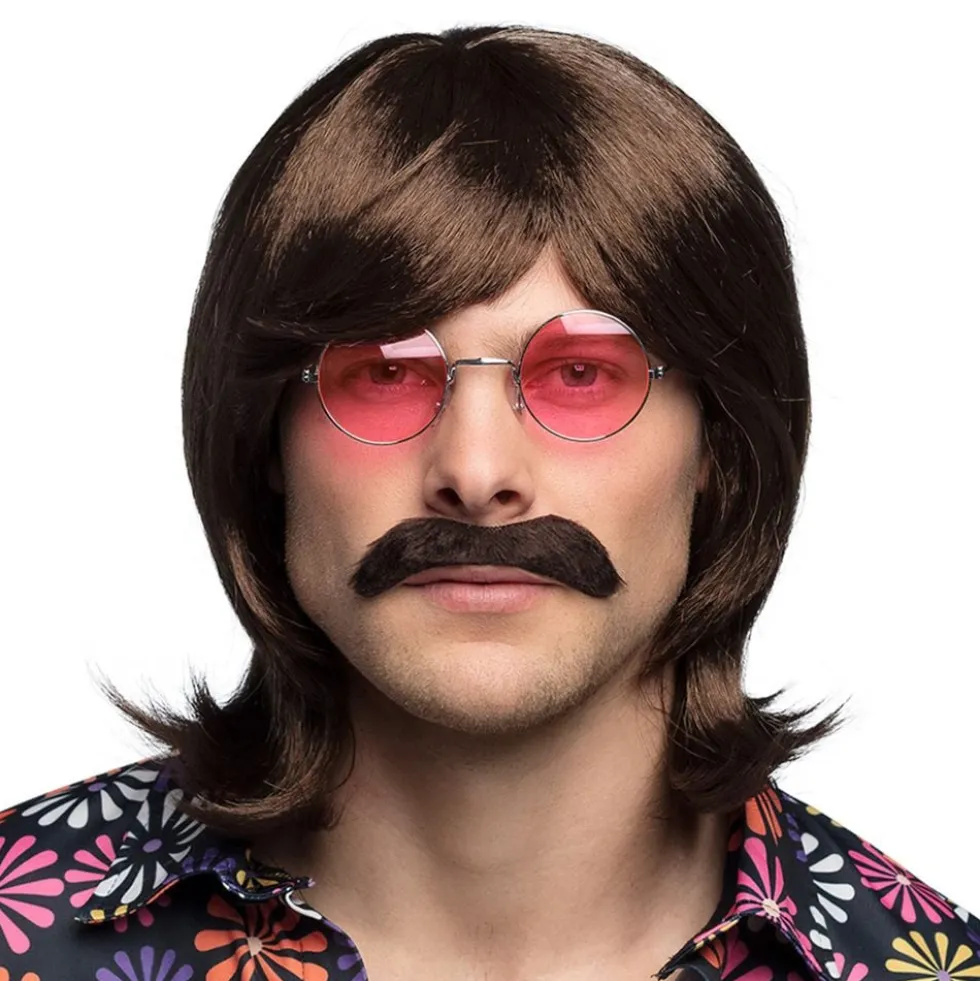 70'er Paryk med Moustache
