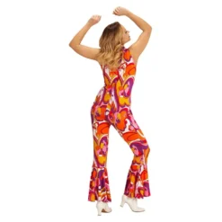 70'er pige Jumpsuit Kostume