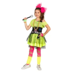 80'er Popstjerne Børnekostume