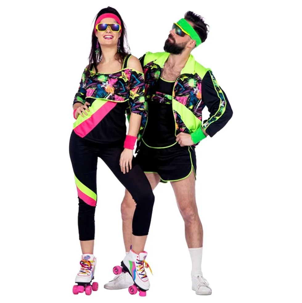 80'er Retro Aerobics Kostume
