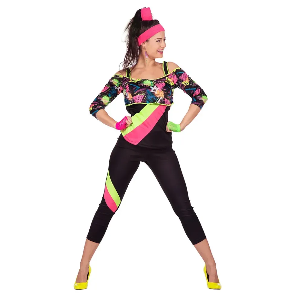 80'er Retro Aerobics Kostume