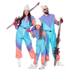 80'er Retro Skidragt Kostume Herre