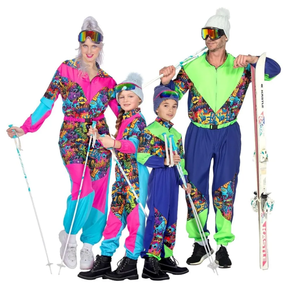 80'er Retro Skidragts Kostume