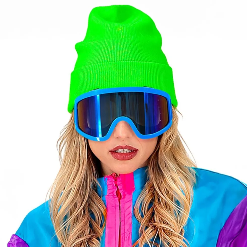 80'er Skibriller Blå