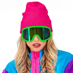 80'er Skibriller Neongrøn