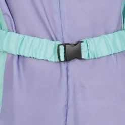 80'er Skidragt Lilla/Blå Dame Kostume