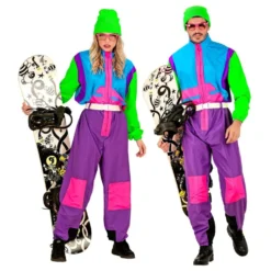 80'er Skidragt Neon Kostume